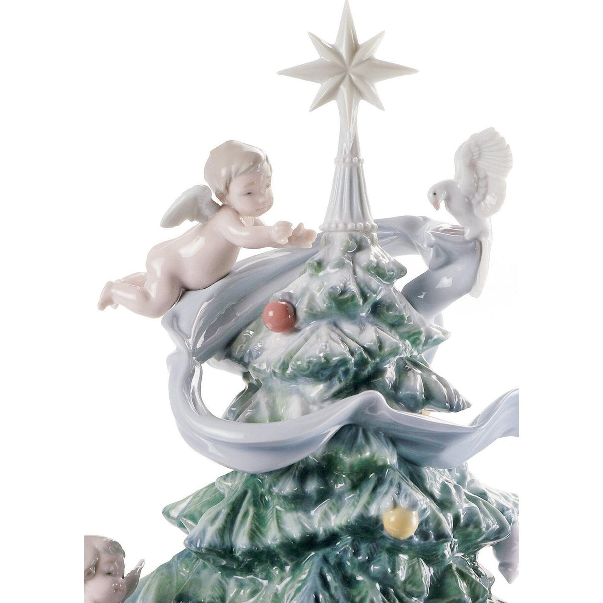 Lladró Scultura Grande Albero di Natale Edizione Limitata 47x26cm Porcellana