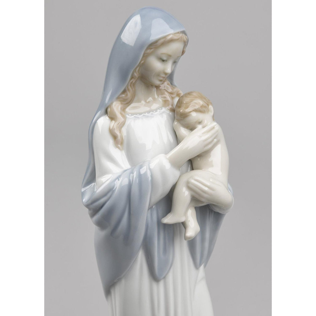 Lladró Figurina Madonna Dei Fiori 33x14cm Porcellana