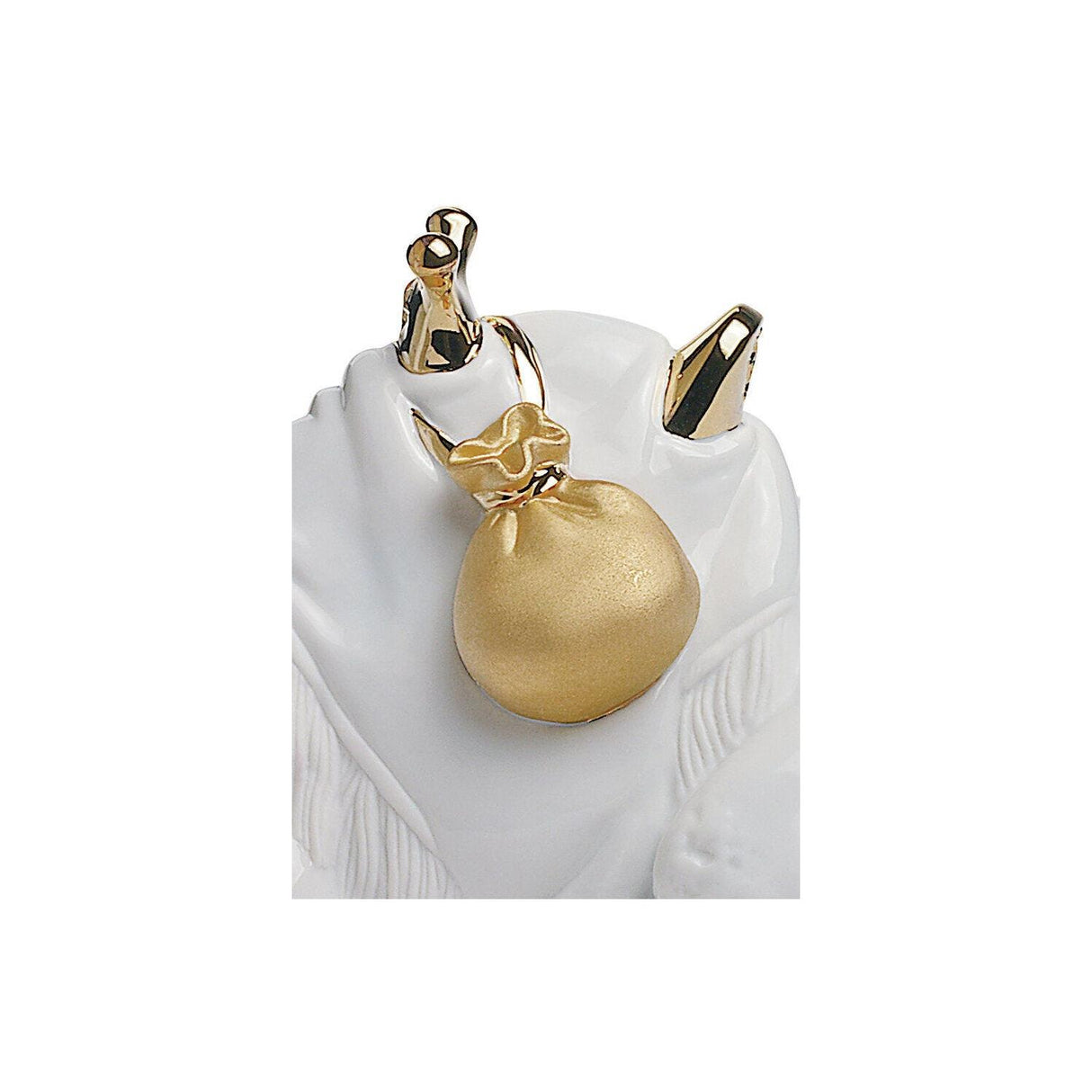 Lladró Figurina Natività Cammello Lustro Oro 15x22cm Porcellana