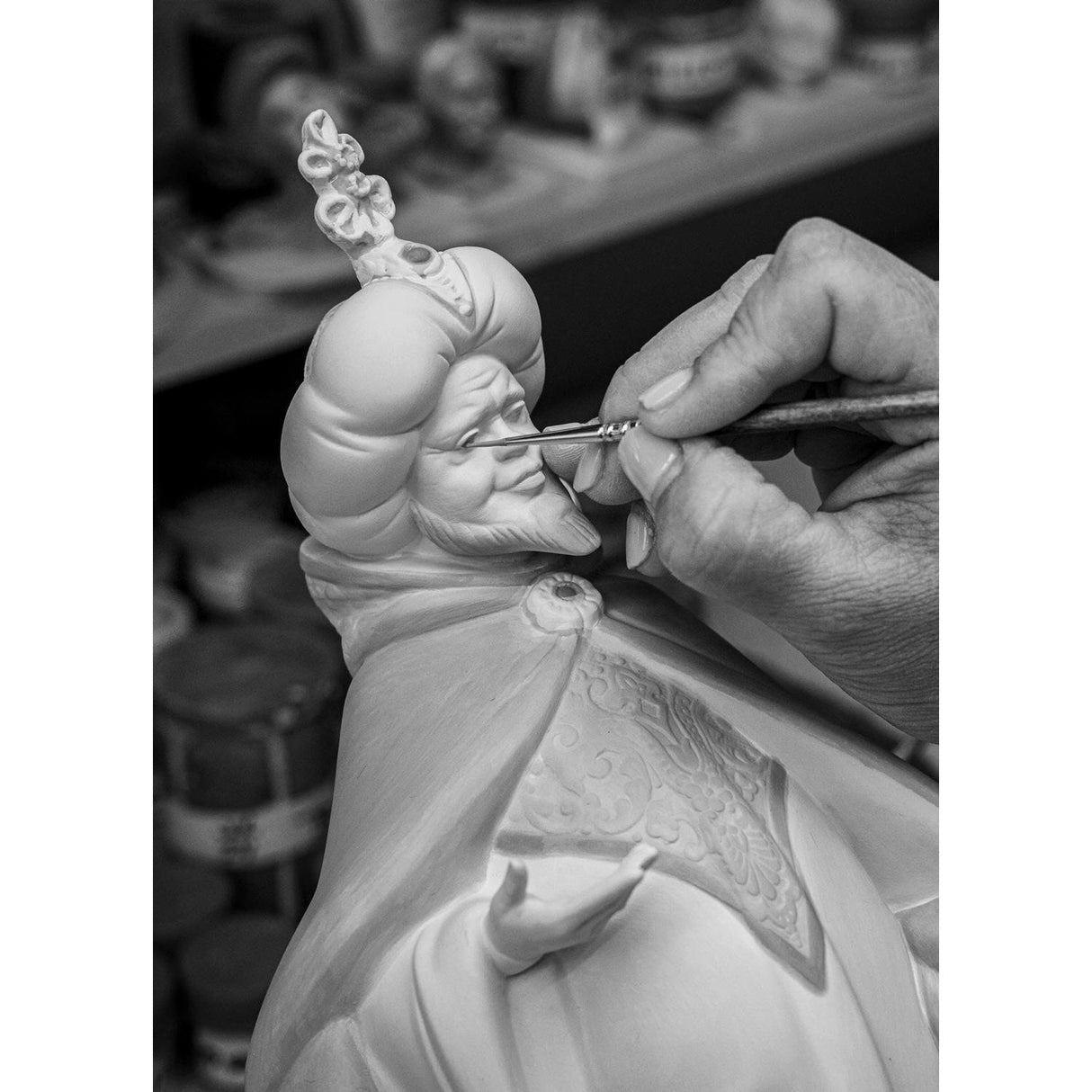 LLADRO' Figurina Natività Re Gaspare II 24x15cm Porcellana