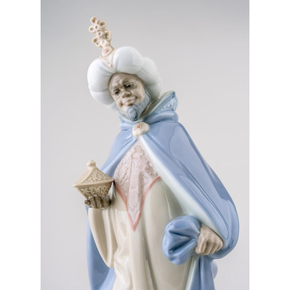 Lladró Figurina Natività Re Baldassarre II 33x15cm Porcellana