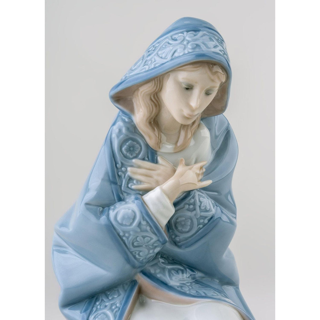 Lladró Set Natività Bianco Natale 22x44cm Porcellana