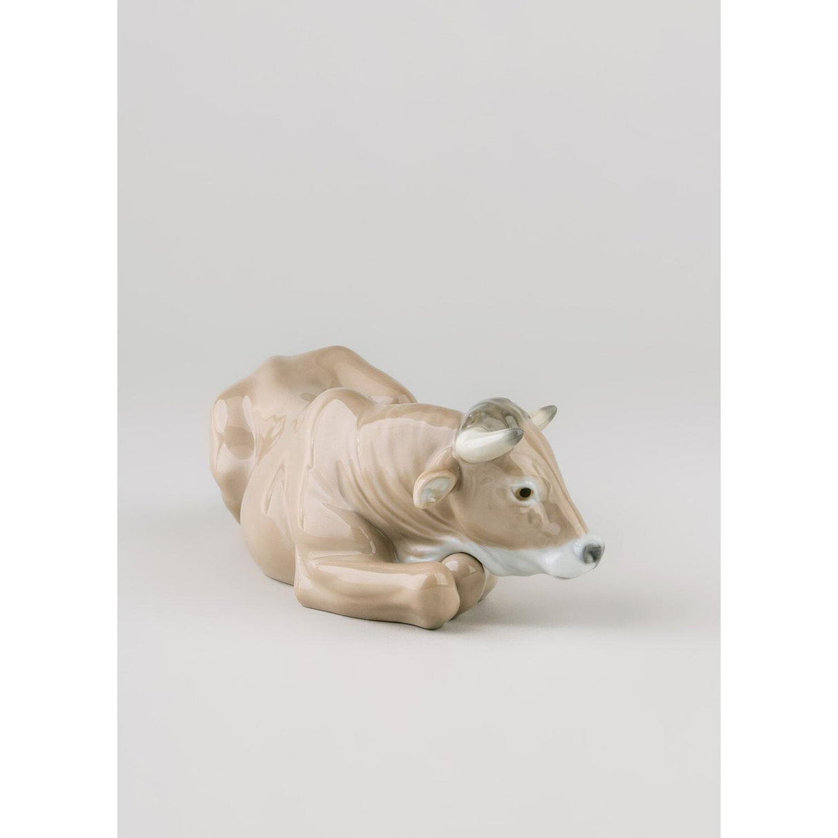 Lladró Figurina Natività Bue 7x22cm Porcellana