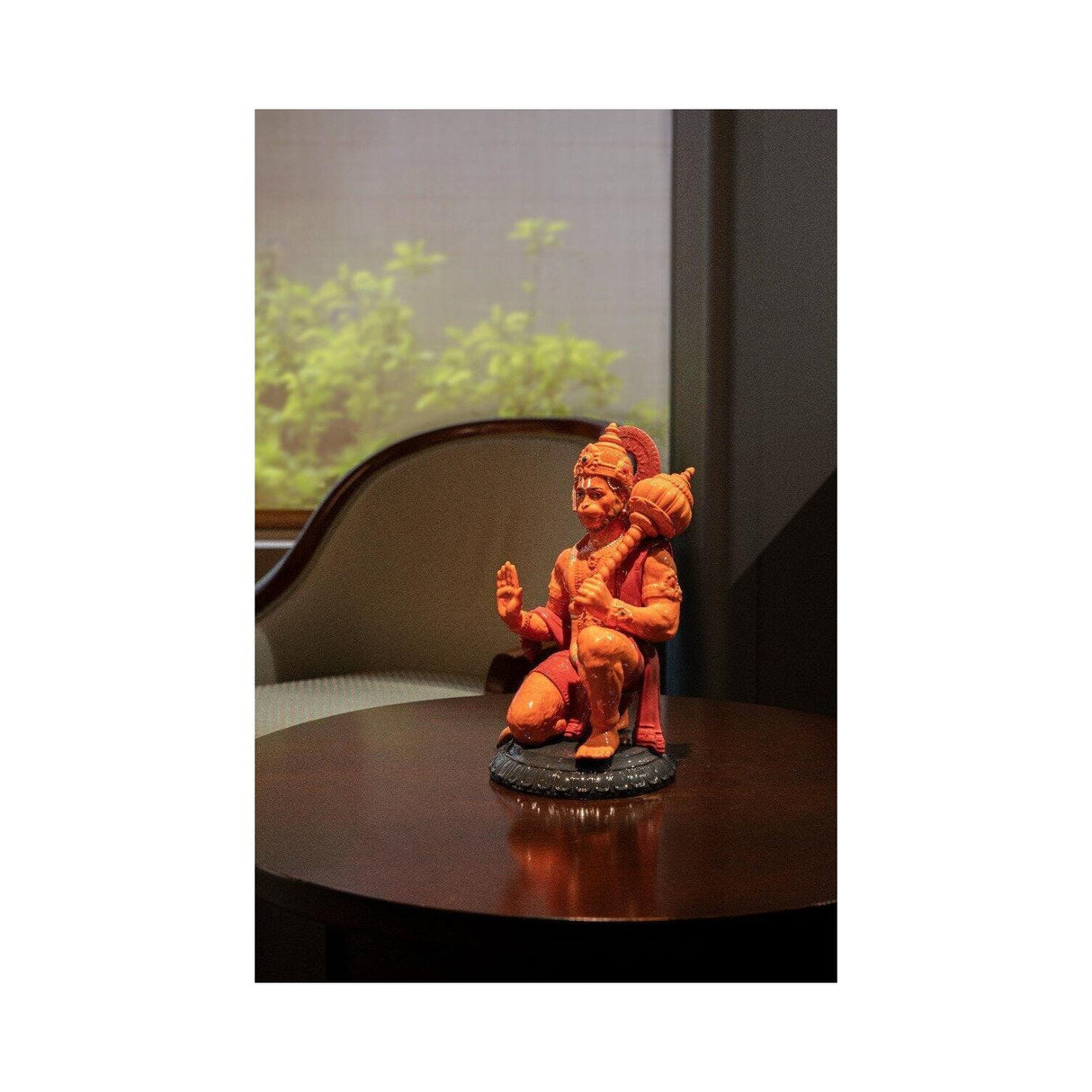 Lladró Figurina Hanuman Arancione 27x15cm Porcellana