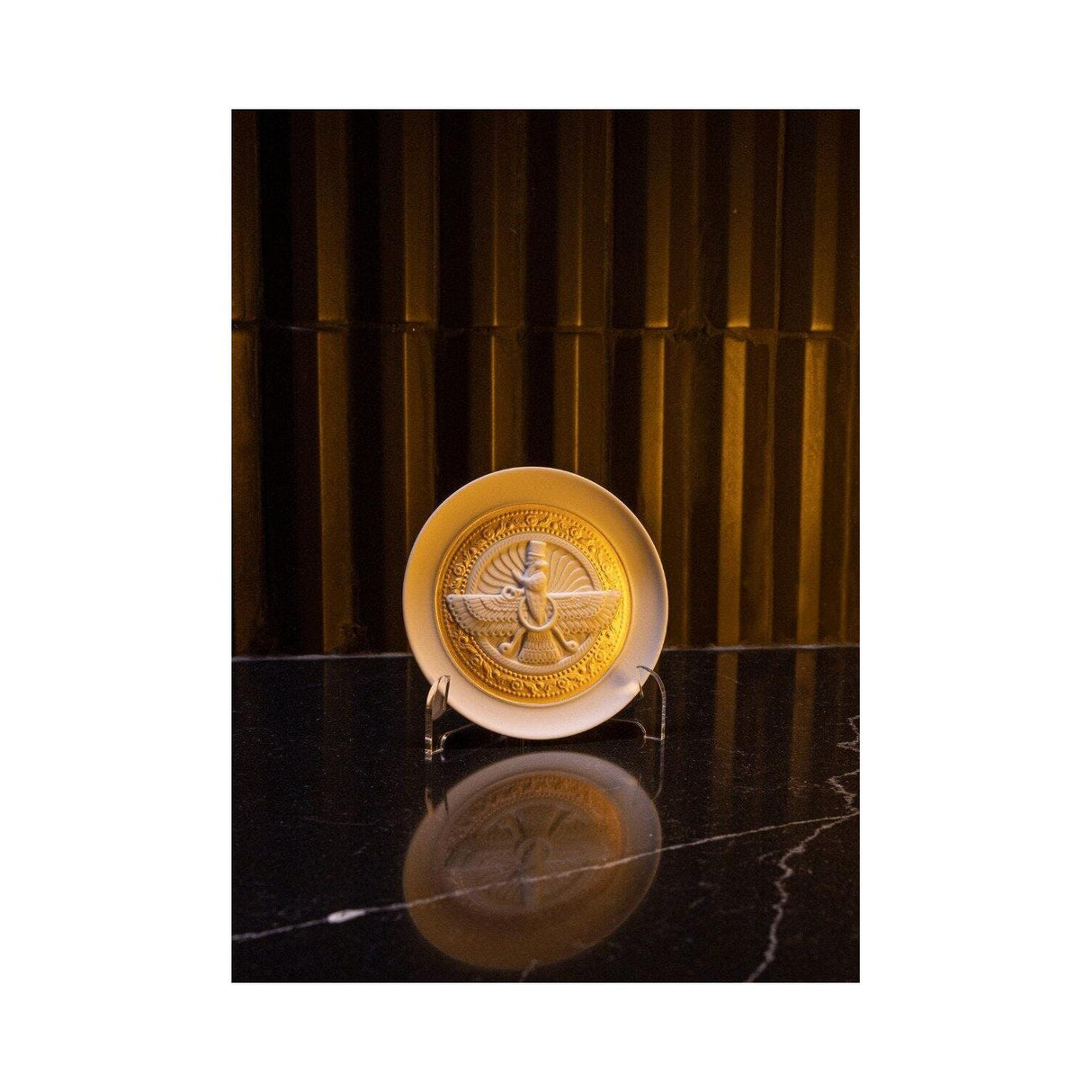 LLADRO' Piatto Asho Farohar 10x10cm Porcellana