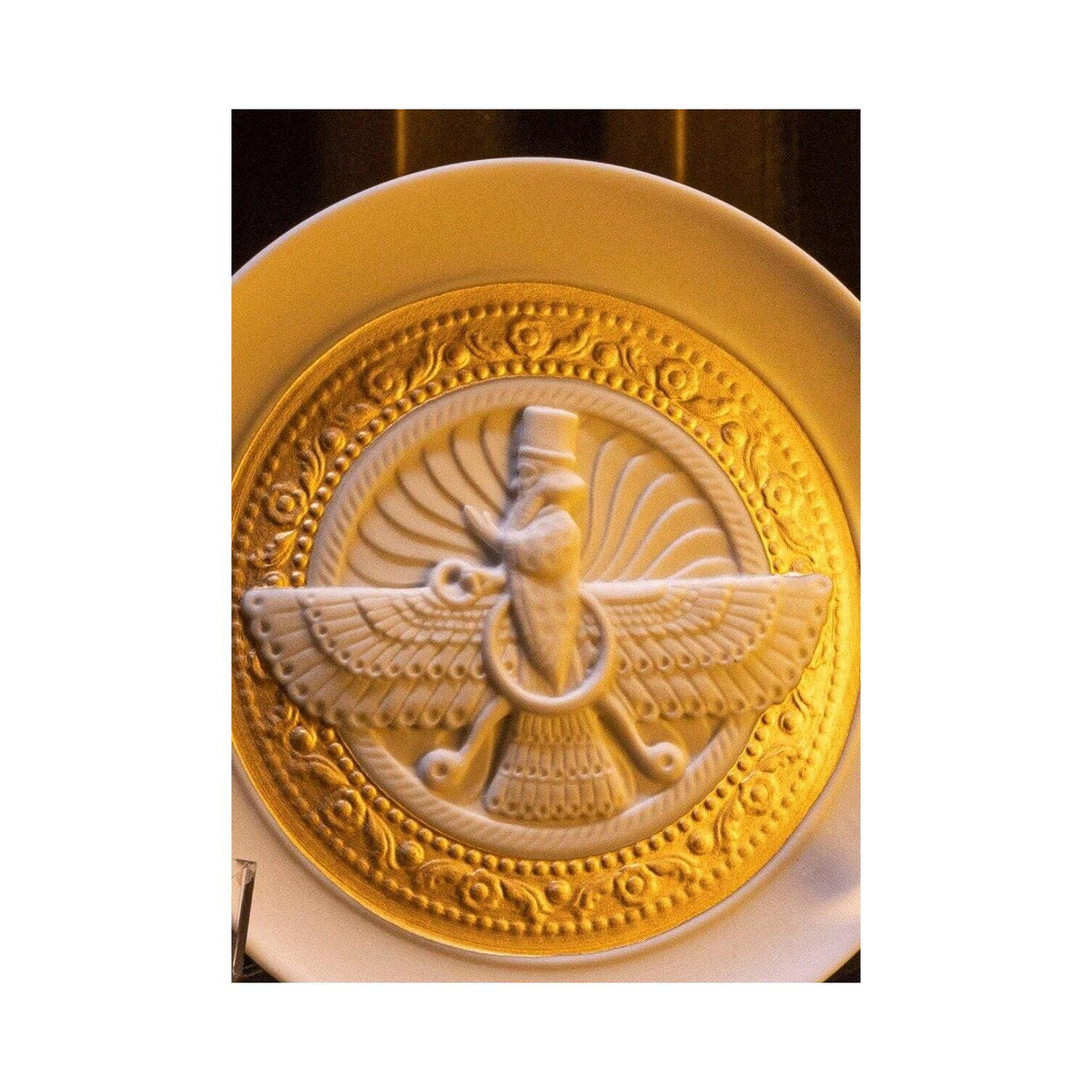 LLADRO' Piatto Asho Farohar 10x10cm Porcellana