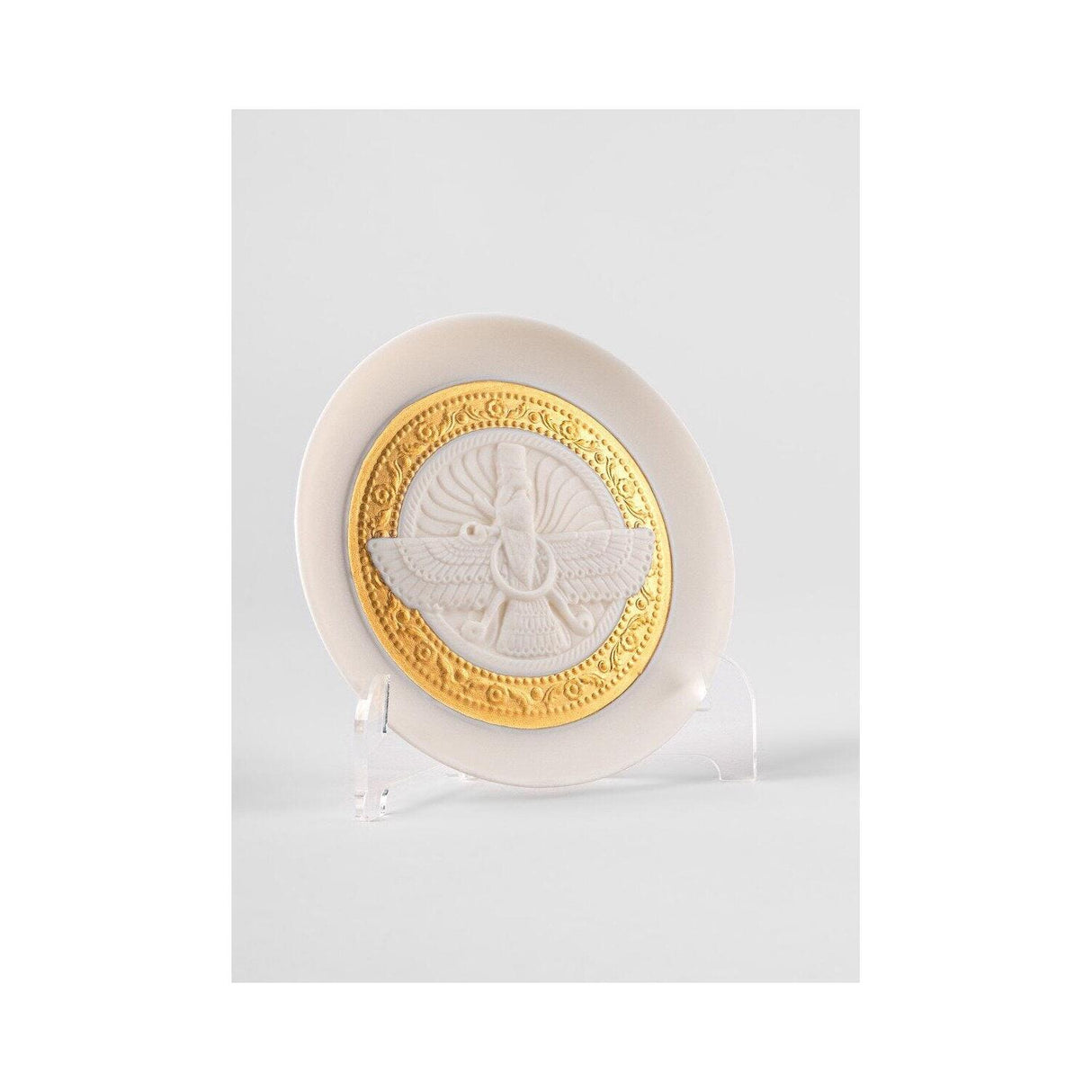 LLADRO' Piatto Asho Farohar 10x10cm Porcellana