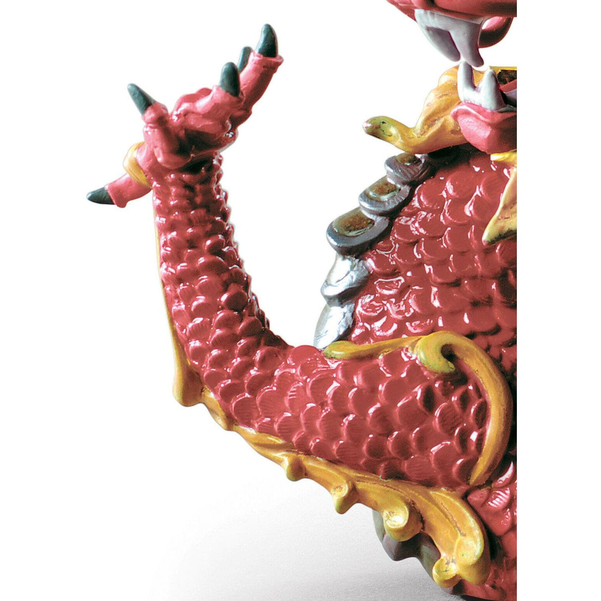 Lladró Scultura Dragone Maestoso 26x31cm Porcellana