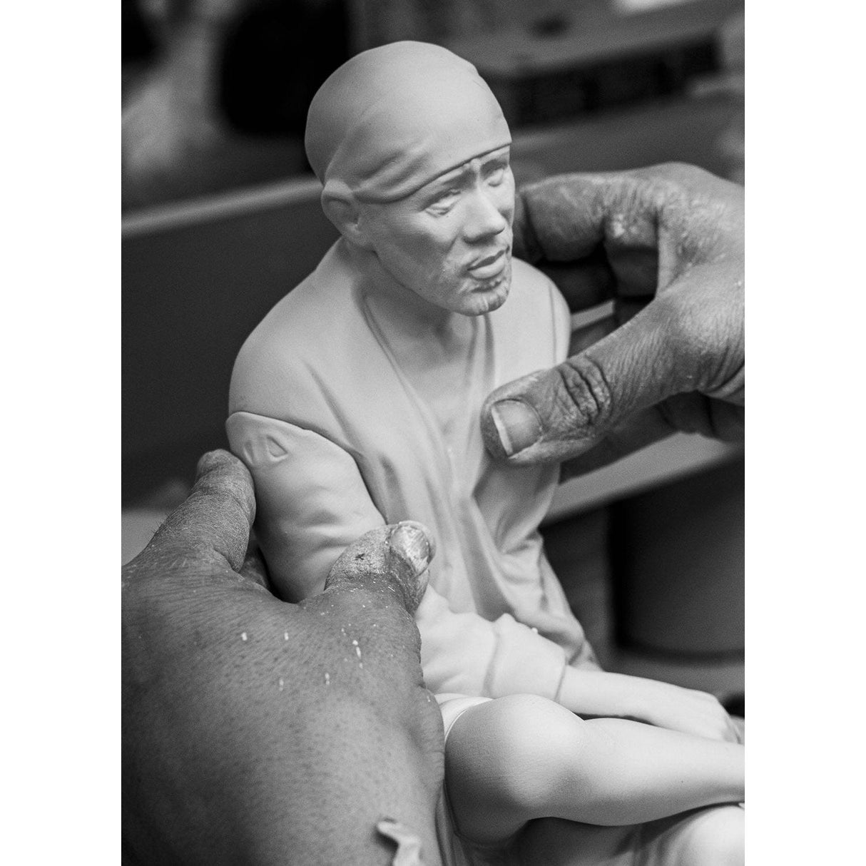 Lladró Figurina Sai Baba 26x18cm Porcellana