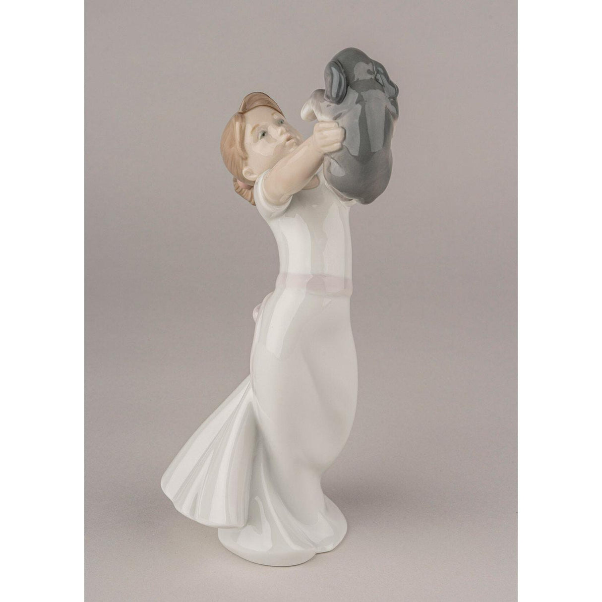 LLADRO' Figurina Bimba Diventeremo Grandi Amici 22x12cm Porcellana