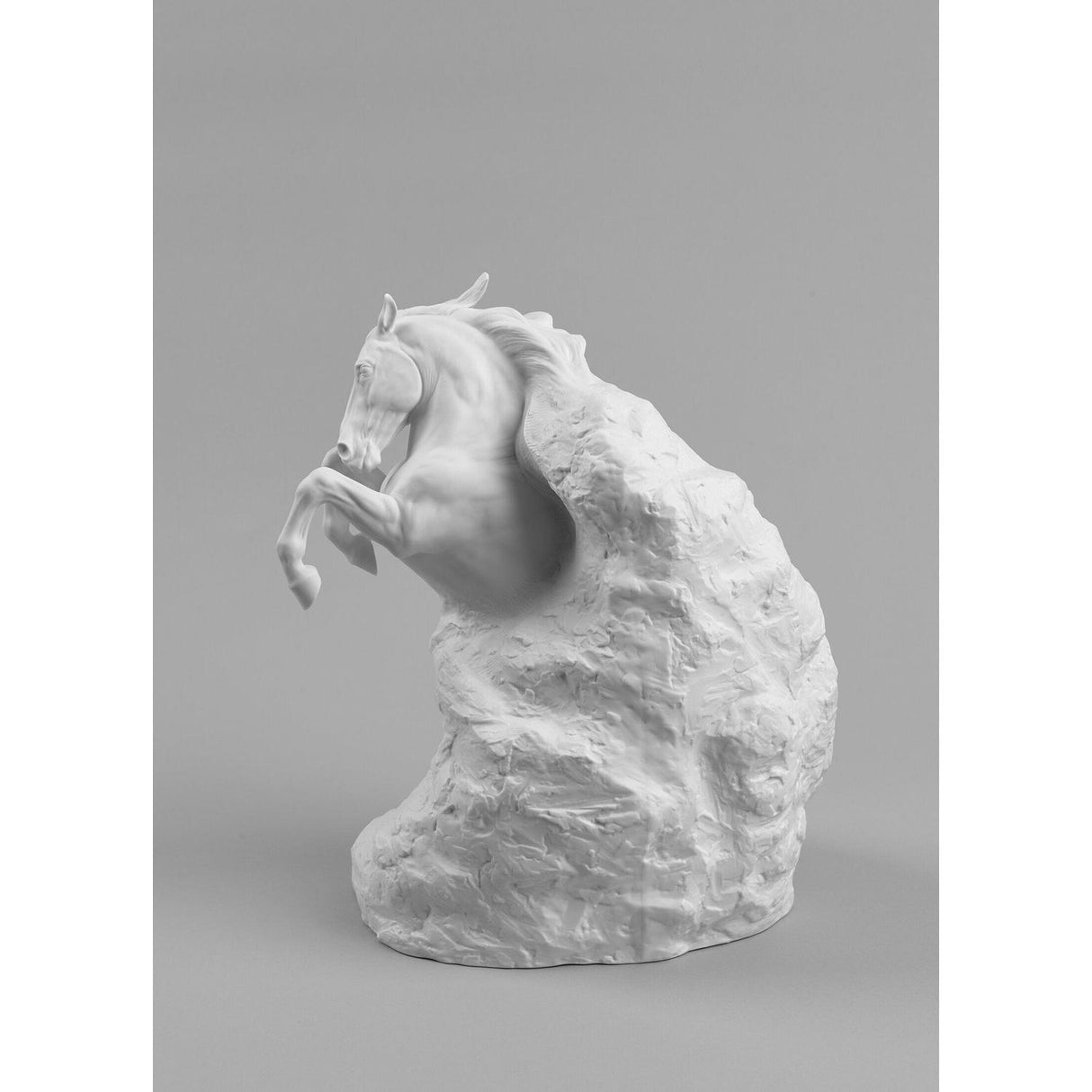 Lladró Scultura Cavallo Spirito Indomabile 50x36cm Porcellana