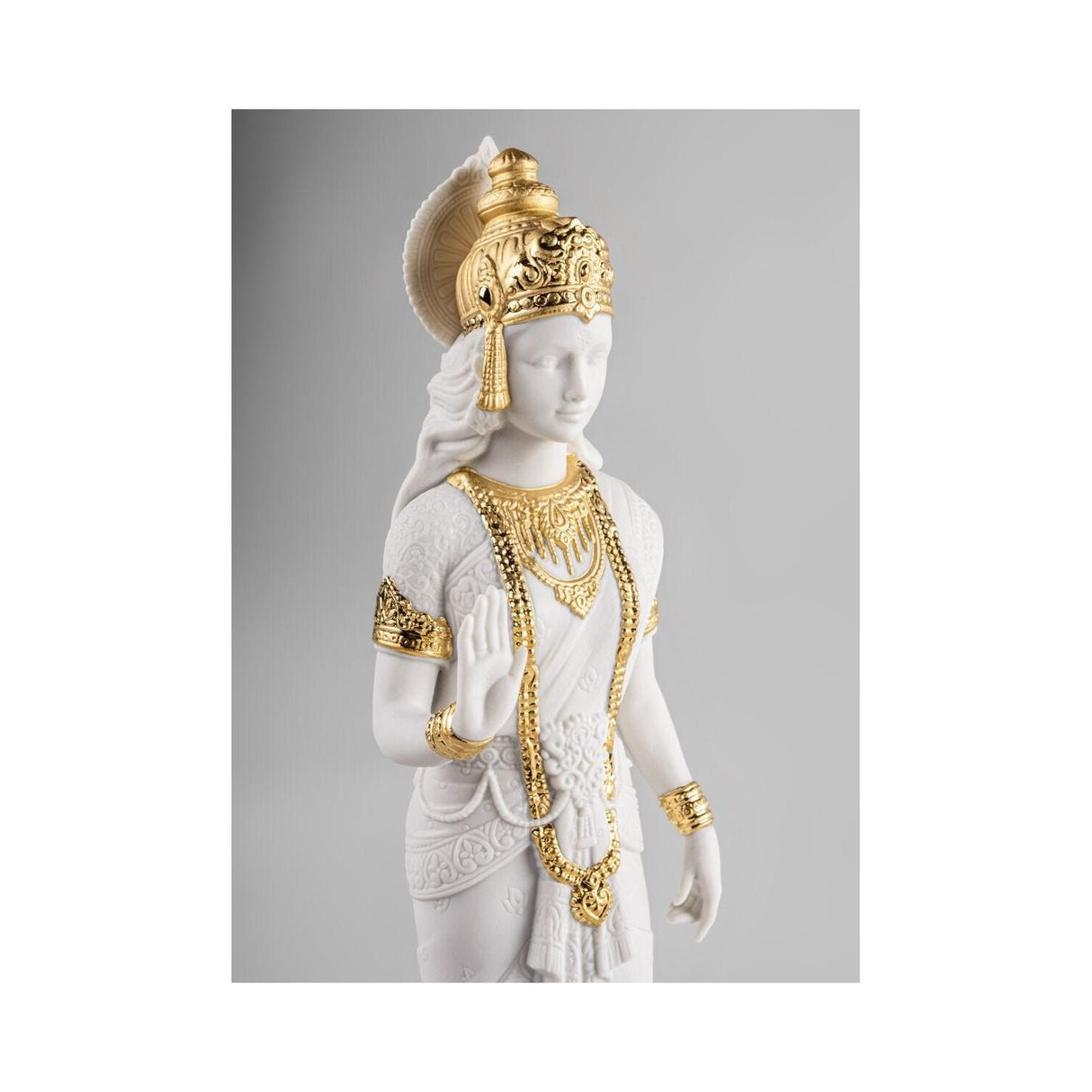 Lladró Scultura Sita Lustro Oro 29x8cm Porcellana