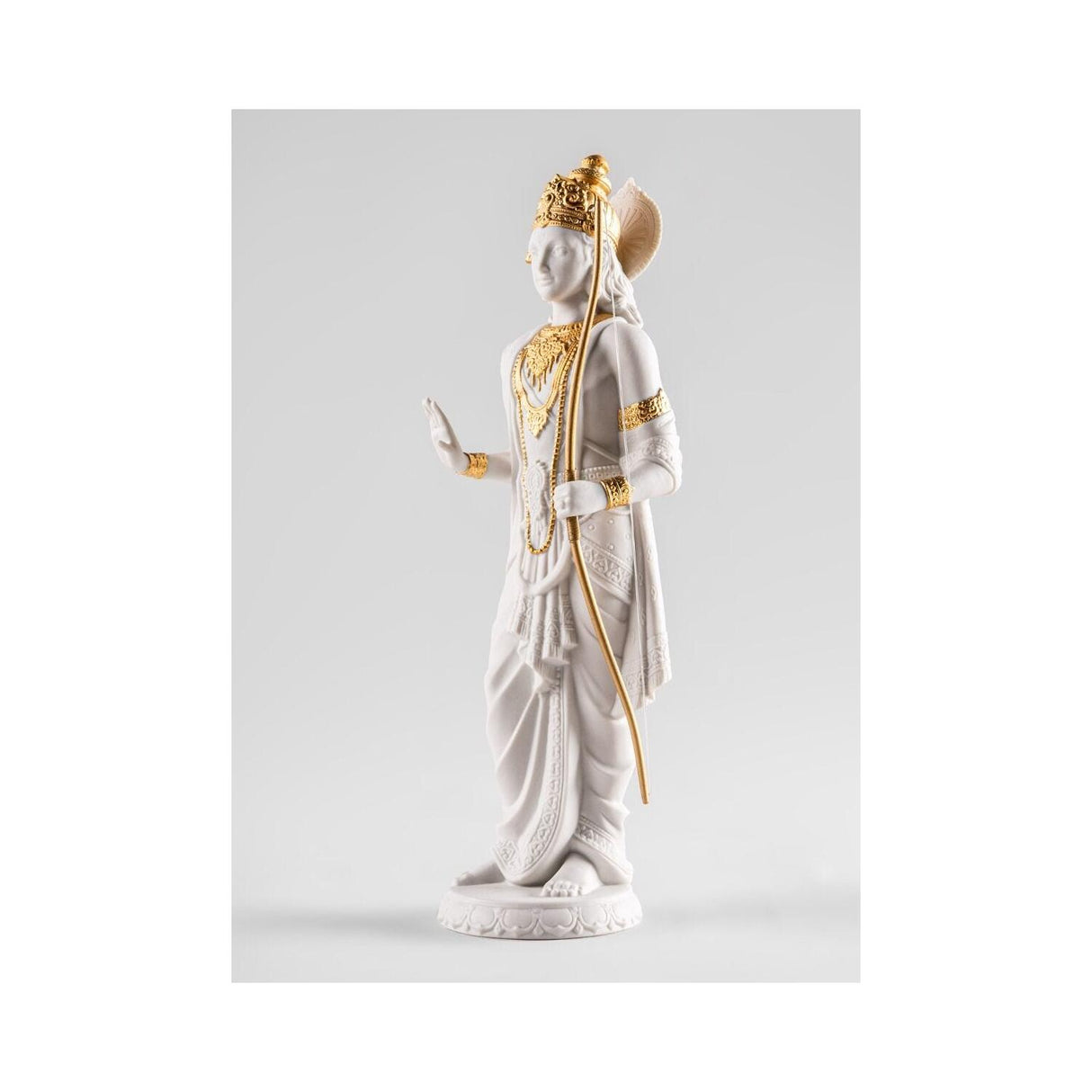 Lladró Scultura Rama Lustro Oro 30x10cm Porcellana