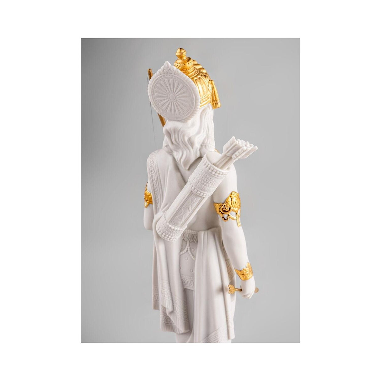 Lladró Scultura Lakshman Lustro Oro 30x10cm Porcellana