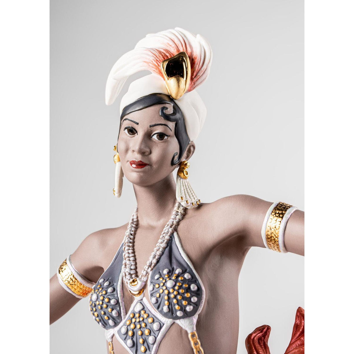 Lladró Scultura Dea D'Ebano 52x36cm Porcellana