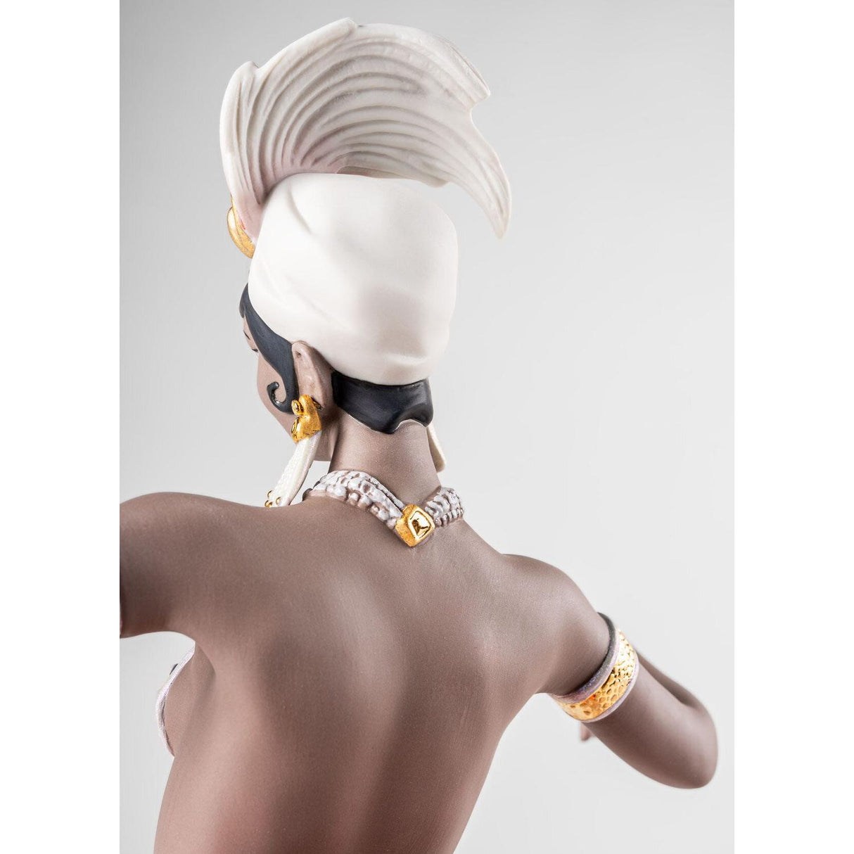 Lladró Scultura Dea D'Ebano 52x36cm Porcellana