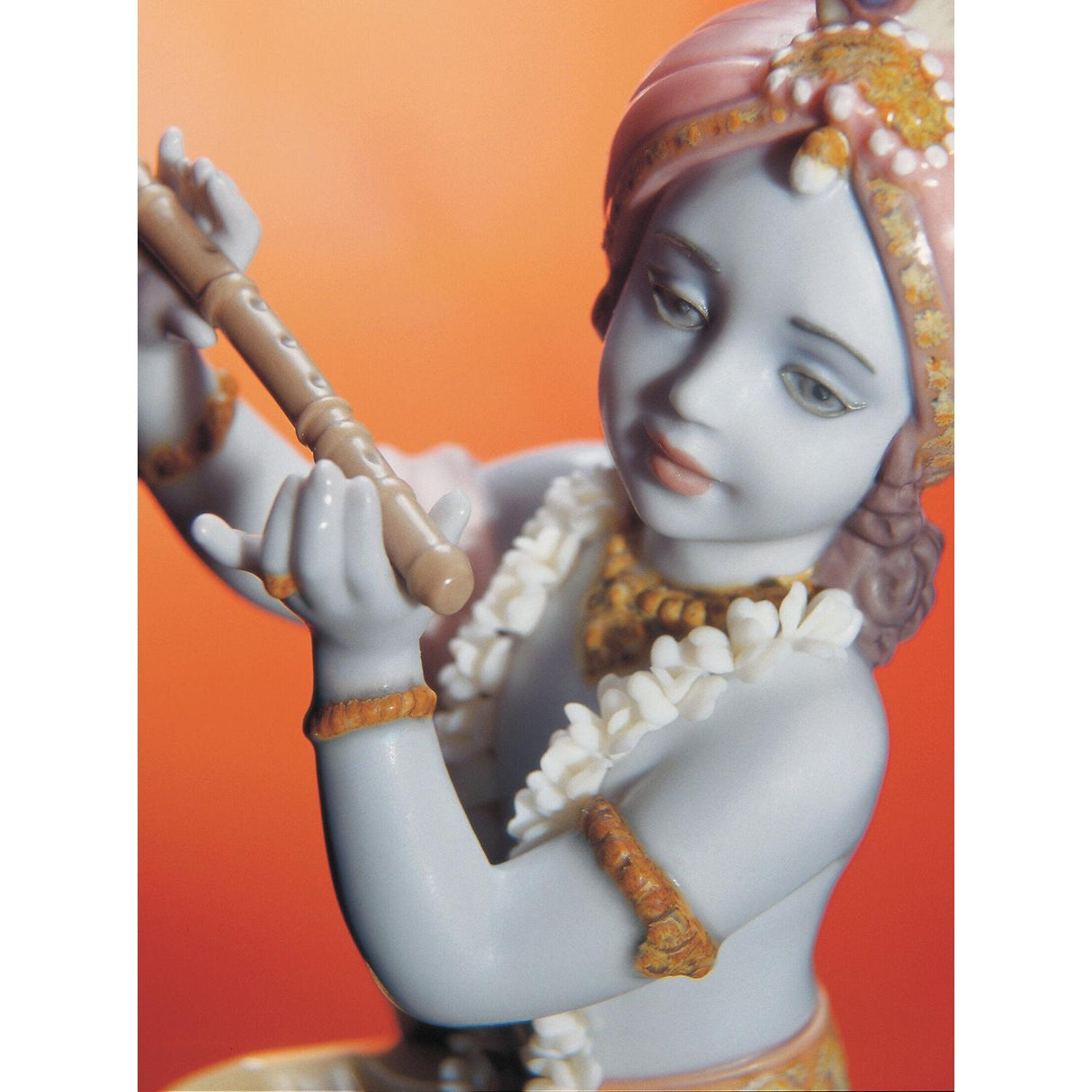 Lladró Figurina Piccolo Lord Krishna 22x7cm Porcellana