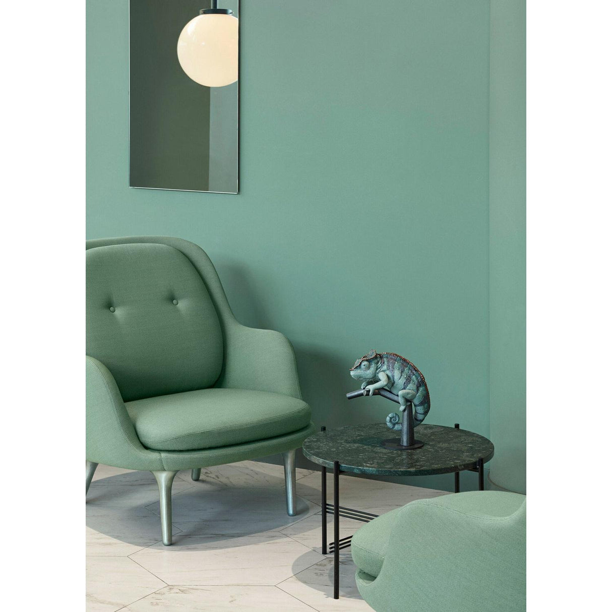 Lladró Figura Scultura Camaleonte 30x24cm Porcellana