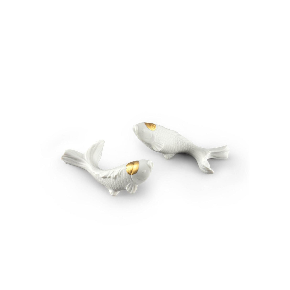 LLADRO' Accessorio Koi Dorato Lucido 4x9cm Porcellana