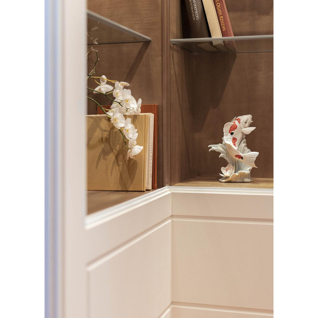 Lladró Figura Carpe Koi 31x21cm Porcellana