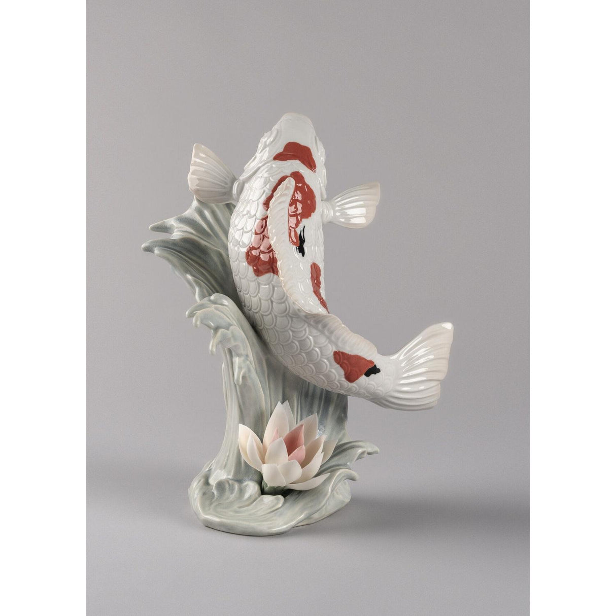 Lladró Figura Carpe Koi 31x21cm Porcellana