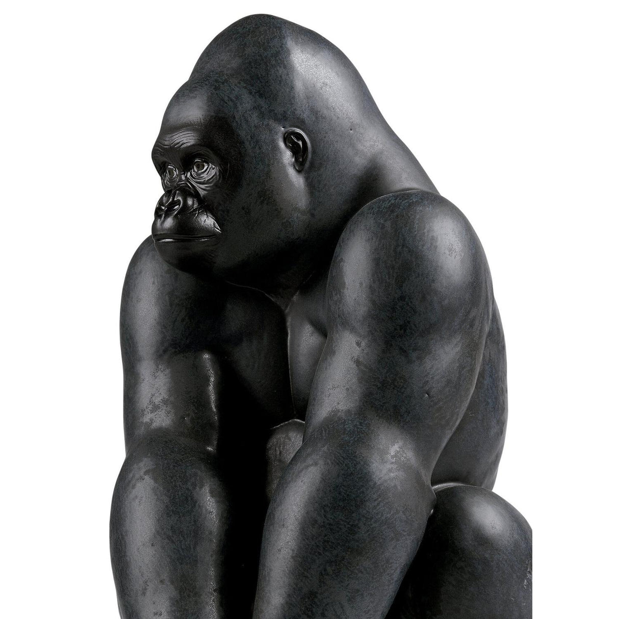 LLADRO' Figurina Gorilla 36x22cm Porcellana