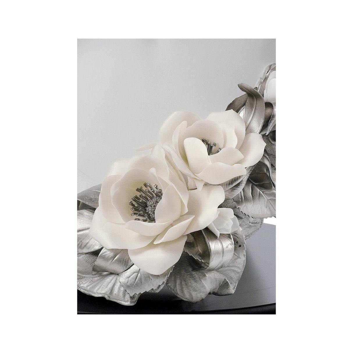 Lladró Scultura Fantasia di Carnevale Edizione Limitata Lustro Argento 45x43cm Porcellana