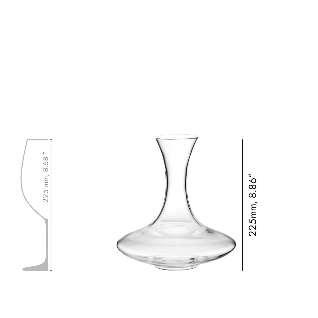 RIEDEL Ultra Decanter 1.2l Handmade Crystal 2400/14