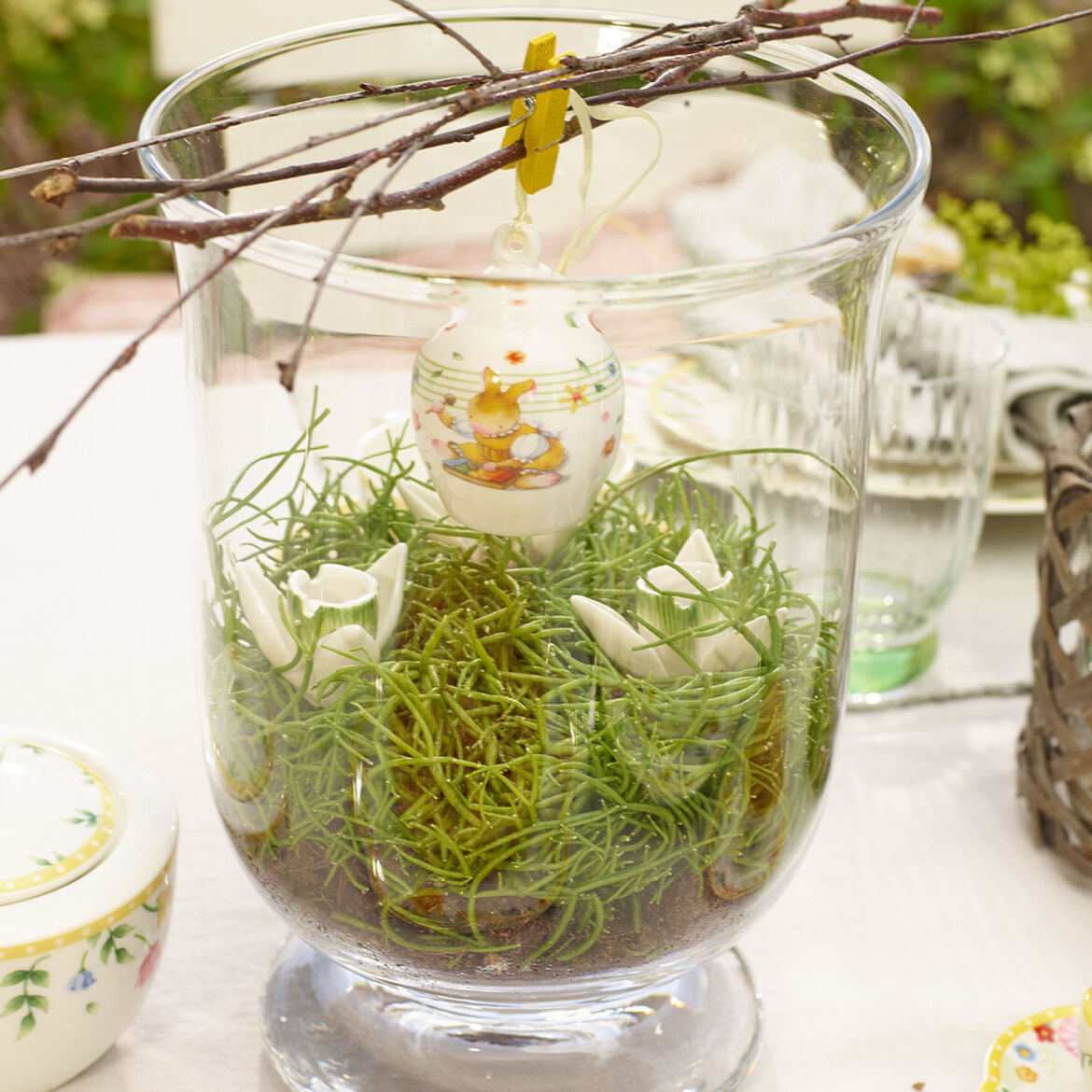 VILLEROY & BOCH Mini Flower Bells Set 2 Campanelle Fiore Decorazione Pasqua