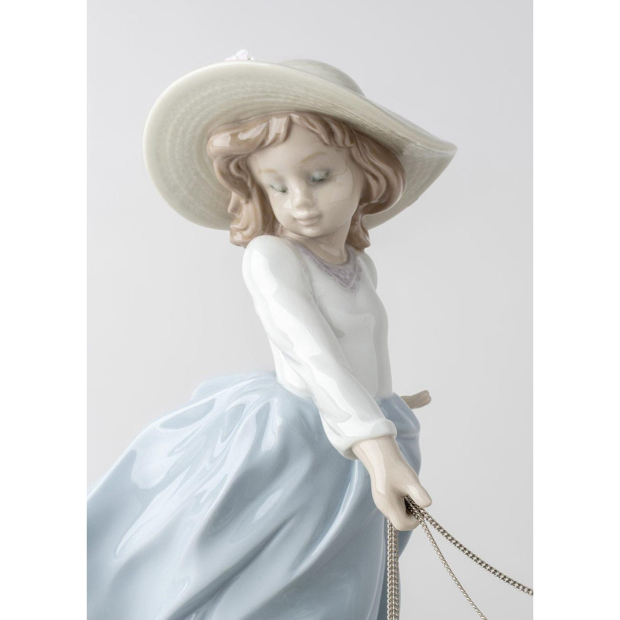 Lladró Figurina Bimba con Cani la Grande Famiglia 24x31cm Porcellana