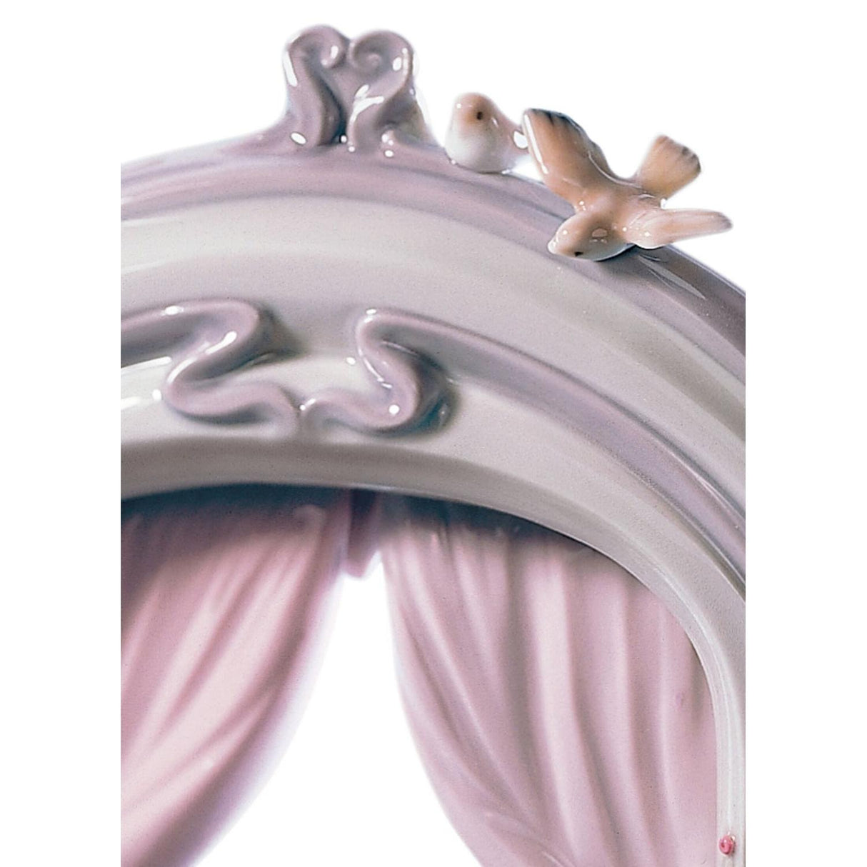 Lladró Figurina Cani Finestra Fiorita 21x18cm Porcellana