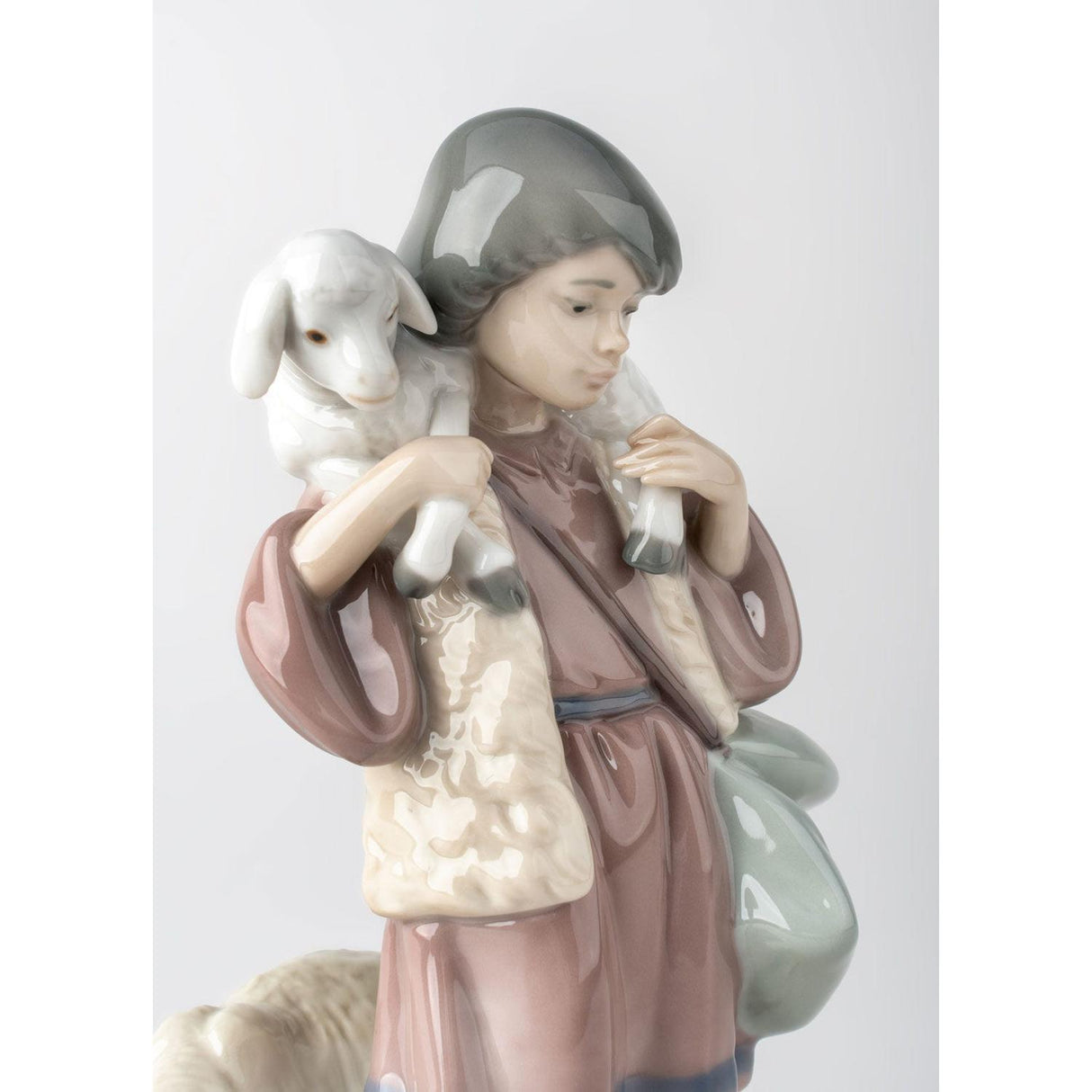 Lladró Figurina Natività Pastorello 21x11cm Porcellana