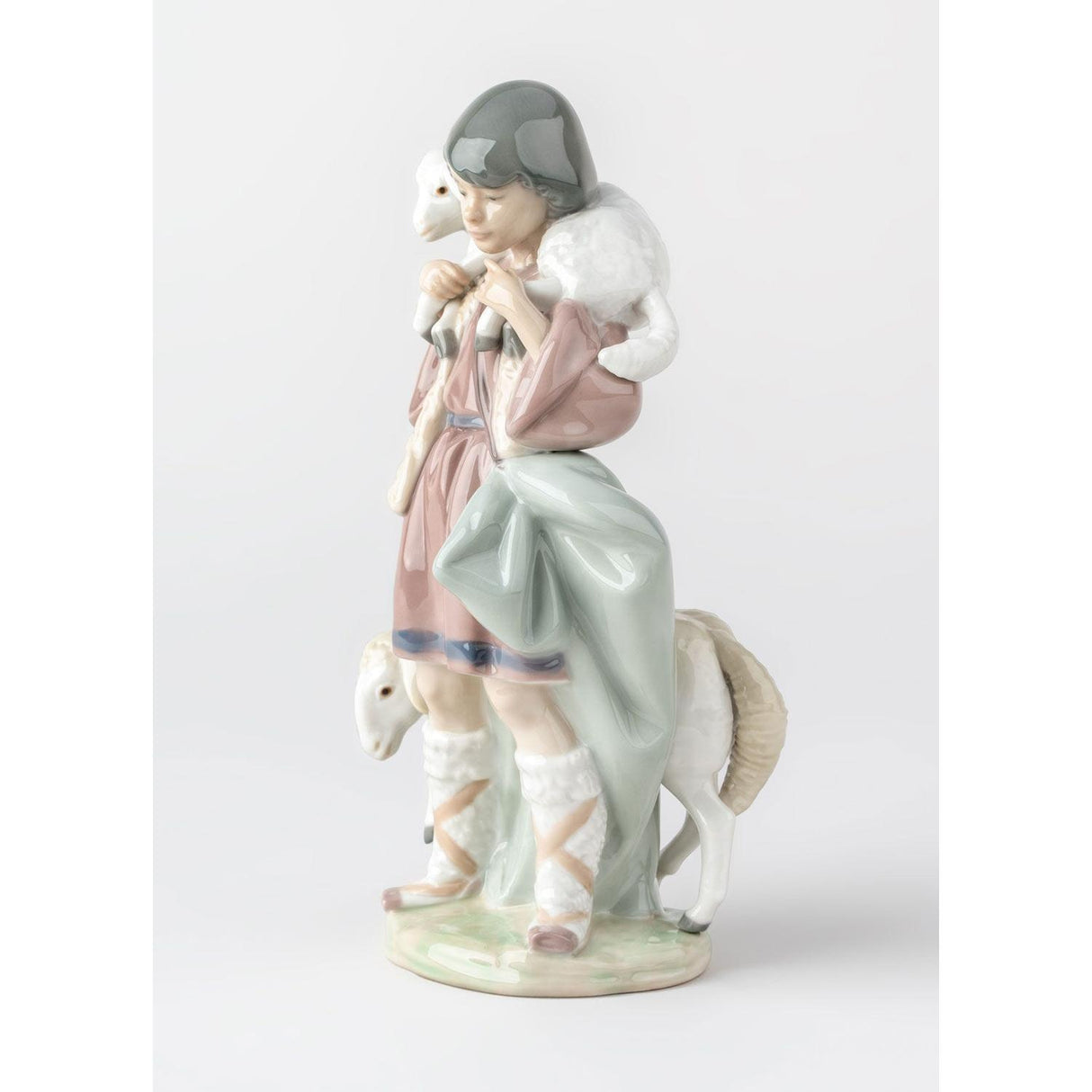 LLADRO' Figurina Natività Pastorello 21x11cm Porcellana