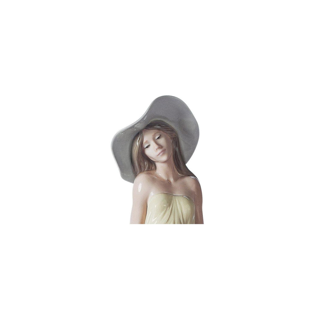 LLADRO' Figurina Dama 35x17cm Porcellana