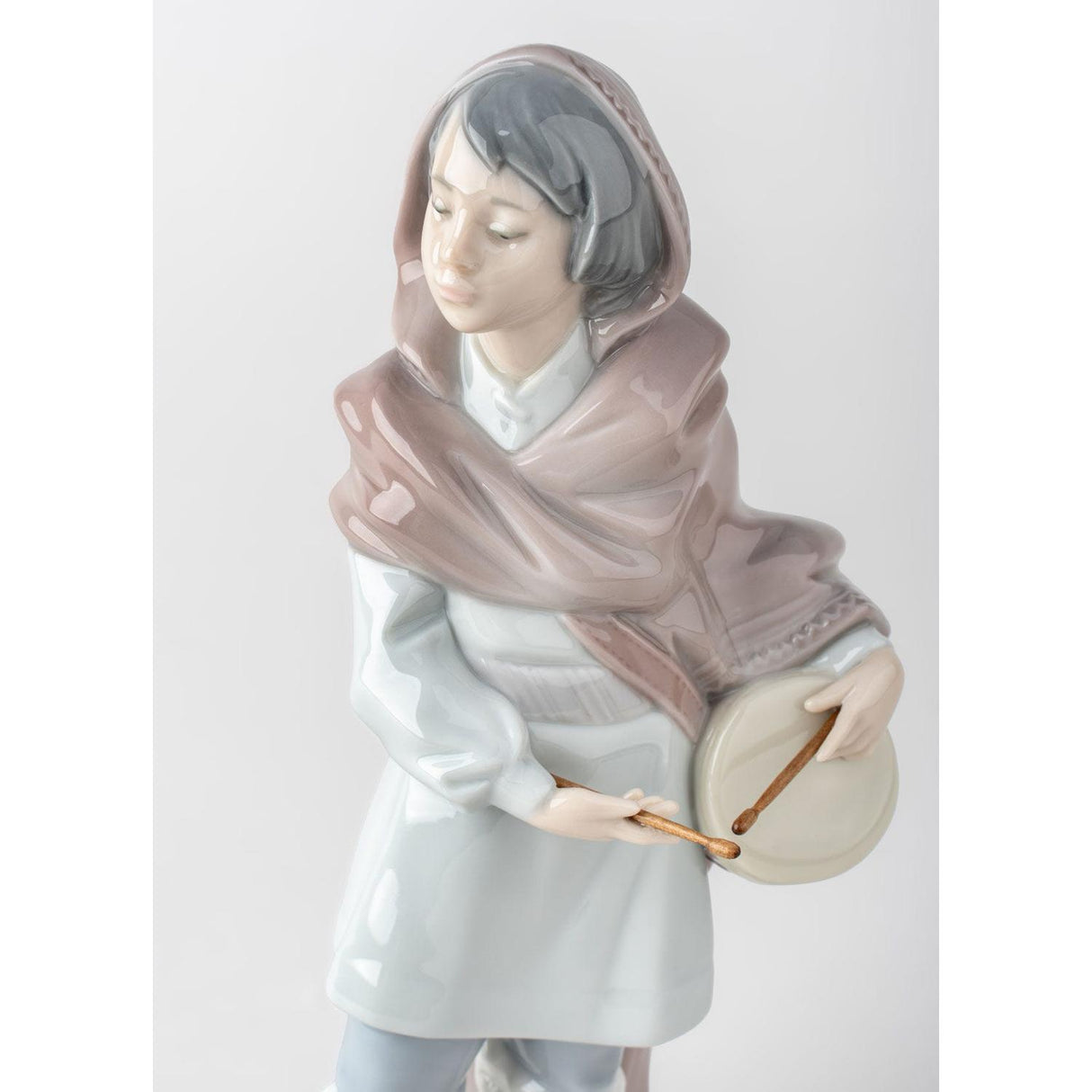 Lladró Figurina Natività Tamburino 22x11cm Porcellana