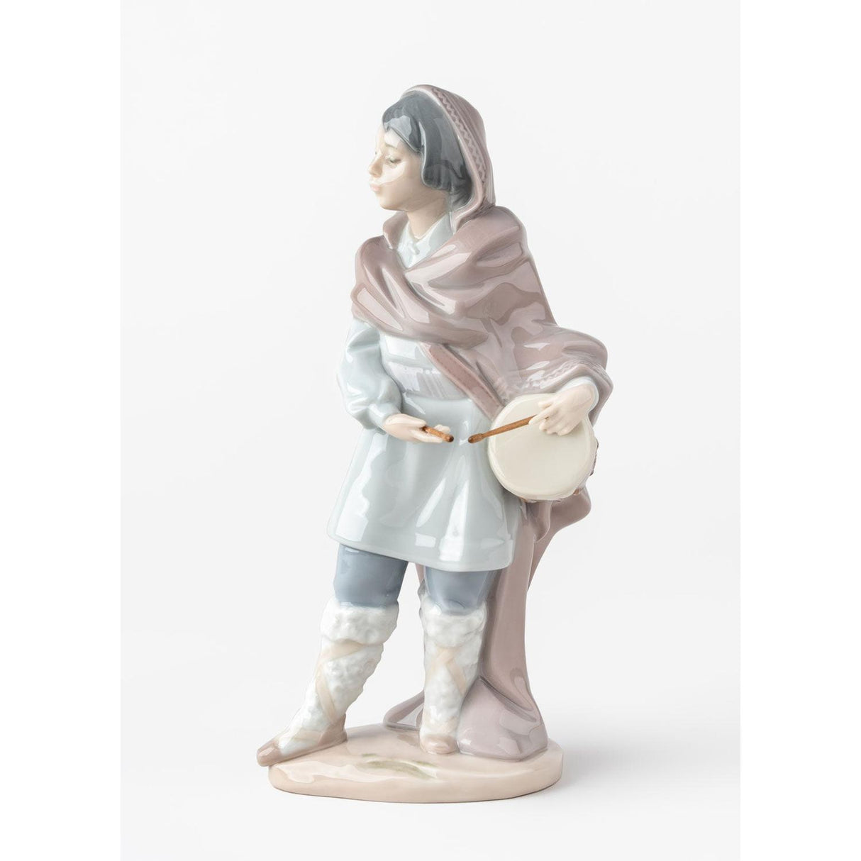 Lladró Figurina Natività Tamburino 22x11cm Porcellana