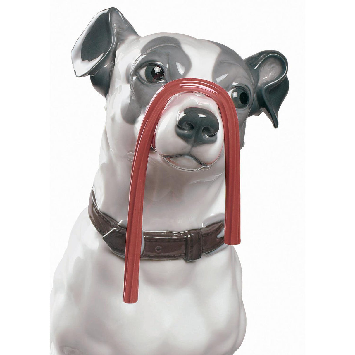 Lladró Figurina Cane Jack Russell con Liquirizia 34x27cm Porcellana