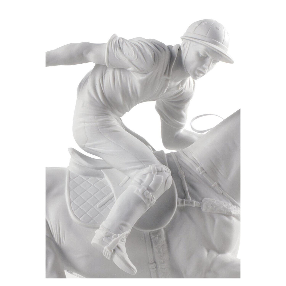 Lladró Figurina Giocatore di Polo Edizione Limitata 61x50cm Porcellana