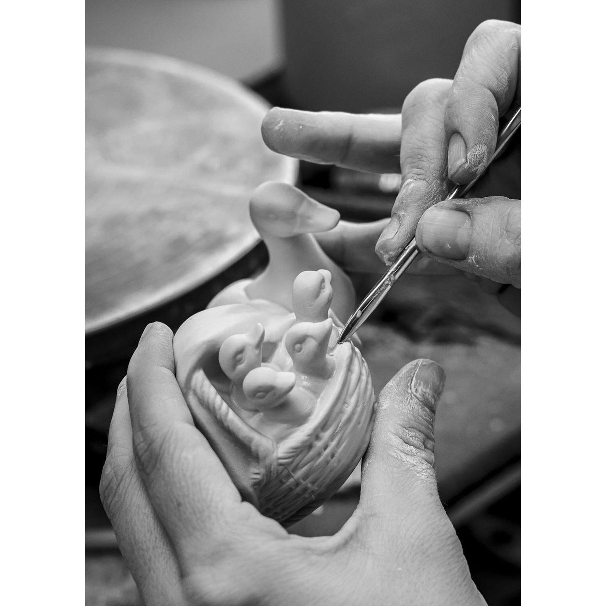 Lladró Figurina Ochette 6x9cm Porcellana