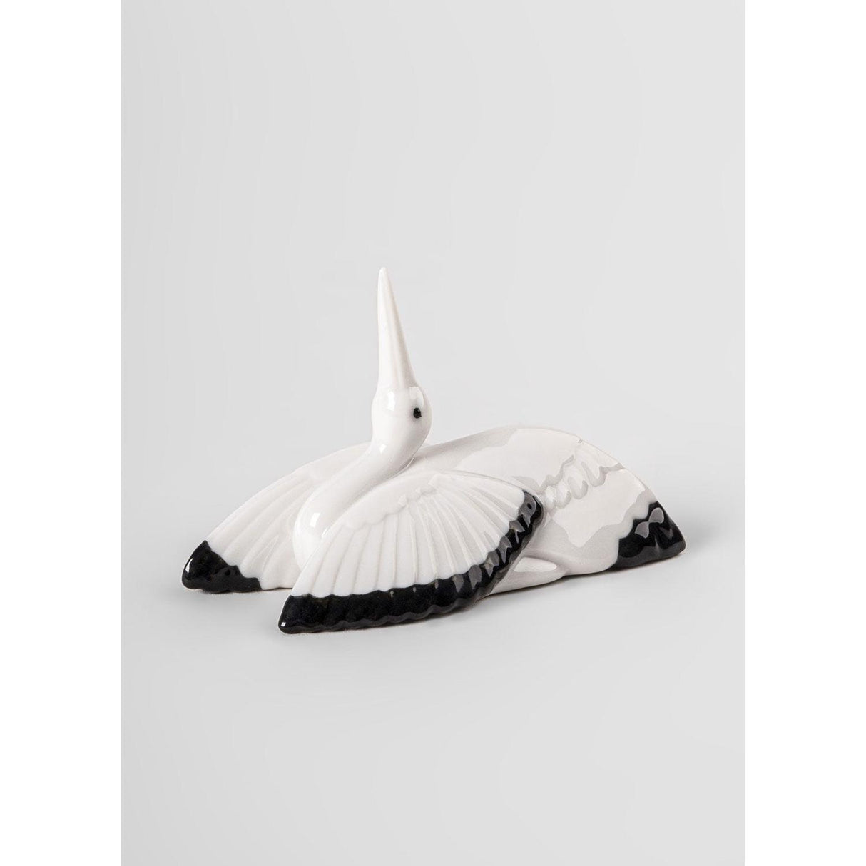 Lladró Set di Bacchette Ermellino e Gru 6x23cm Porcellana