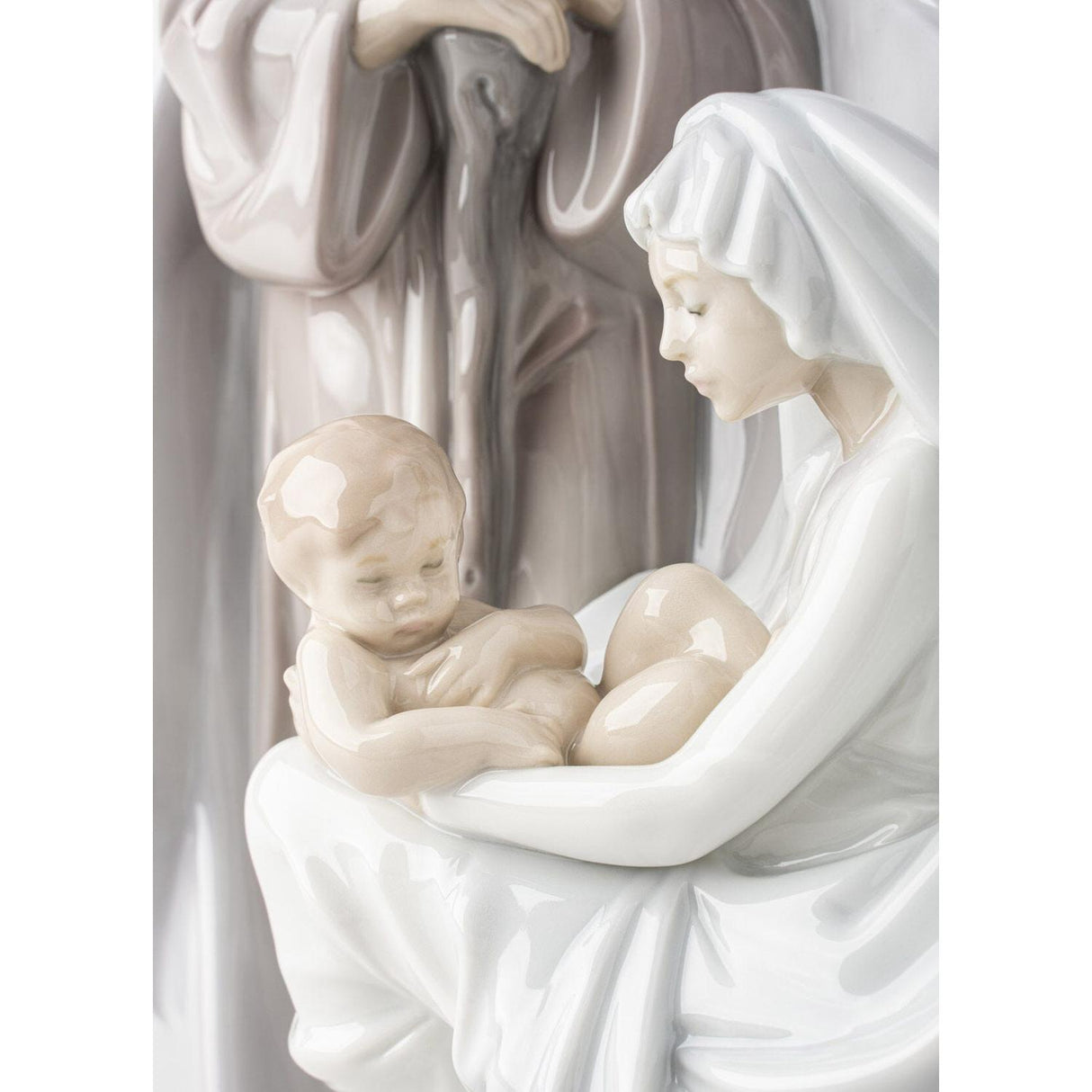 LLADRO' Figurina la Nascita di Gesù 28x22cm Porcellana