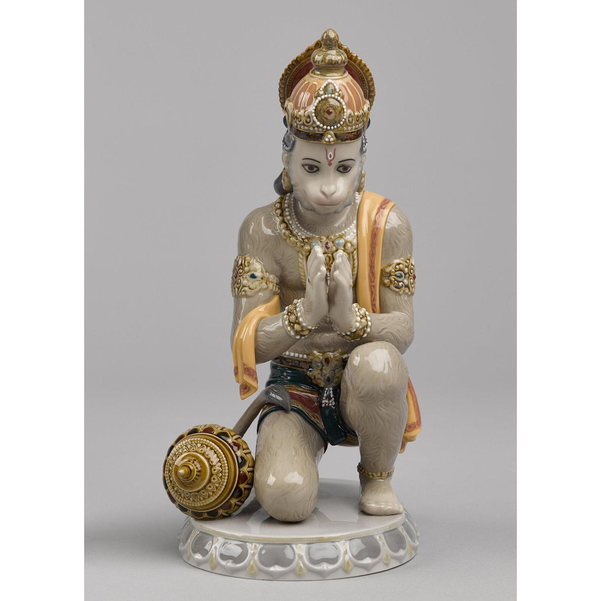 Lladró Scultura Lakshman e Hanuman Edizione Limitata 46x29cm Porcellana