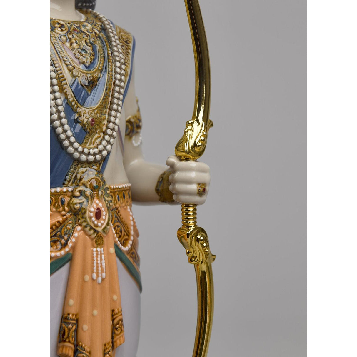 Lladró Scultura Lakshman e Hanuman Edizione Limitata 46x29cm Porcellana