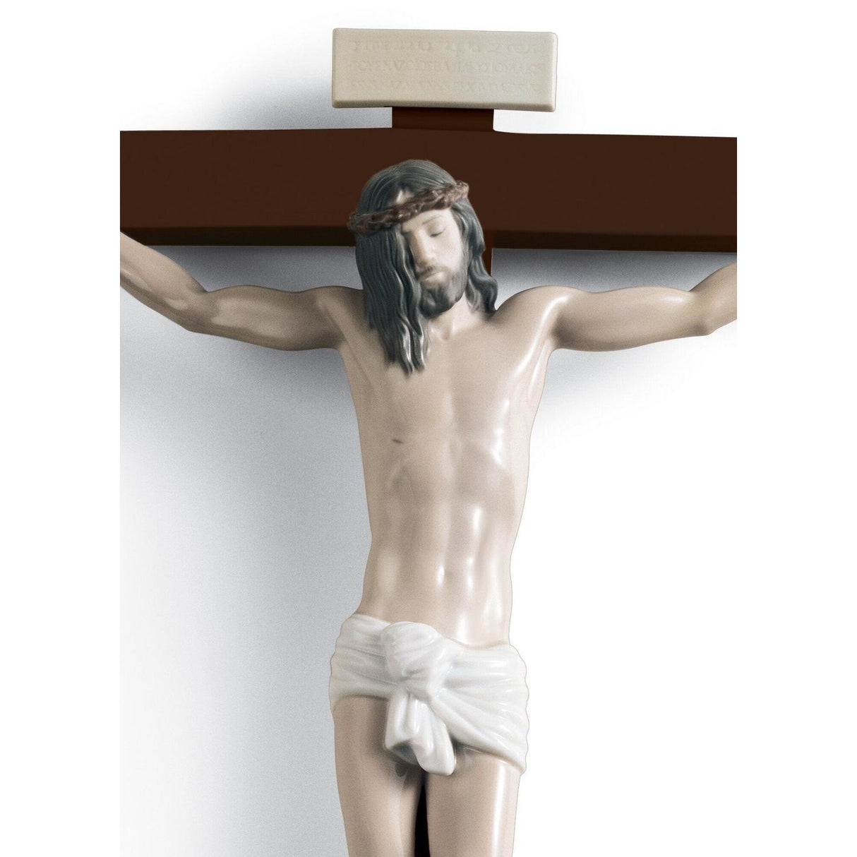 LLADRO' Figurina Il Nostro Salvatore Parete 46x29cm Porcellana