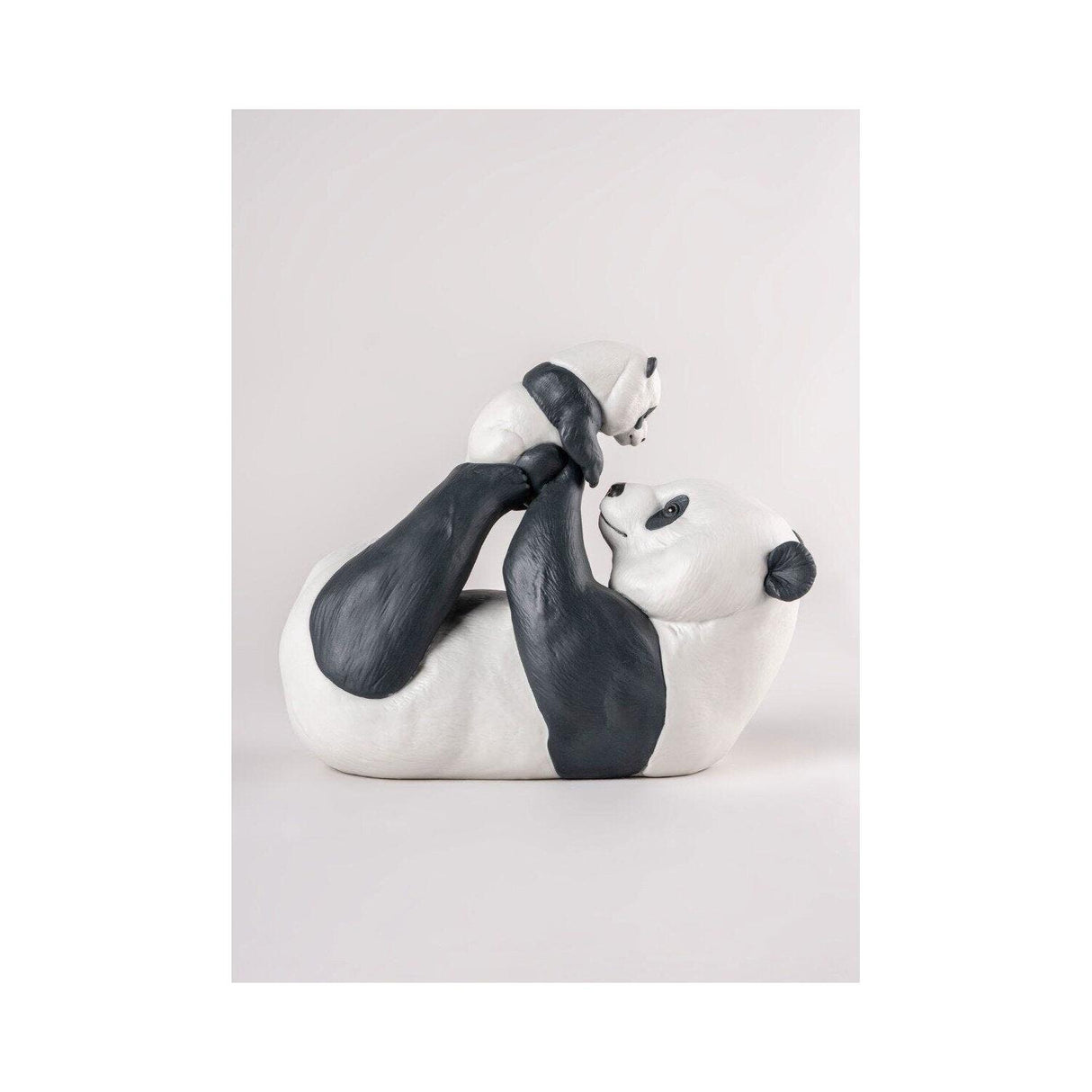 Lladró Scultura Mamma Panda 25x30cm Porcellana