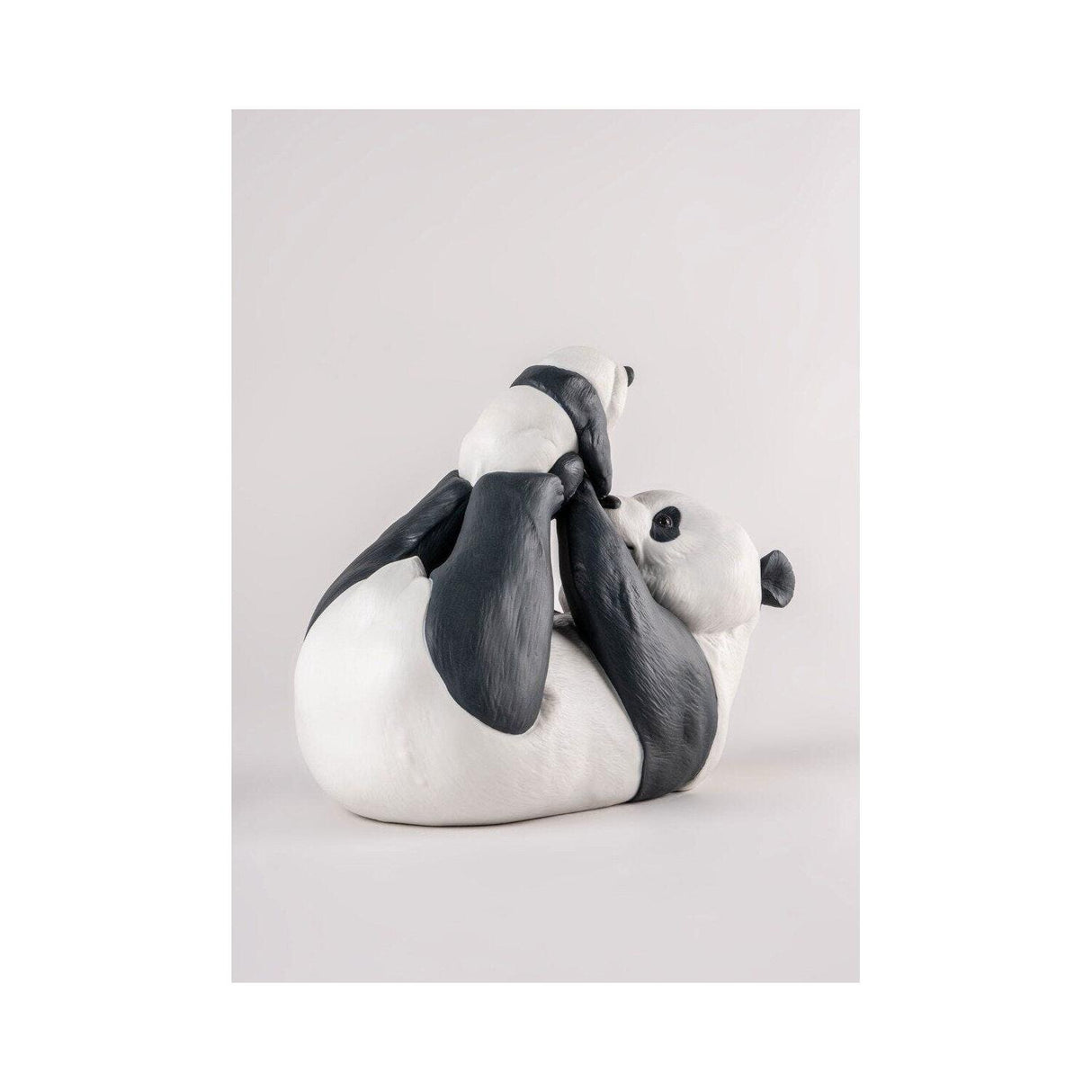 LLADRO' Scultura Mamma Panda 25x30cm Porcellana