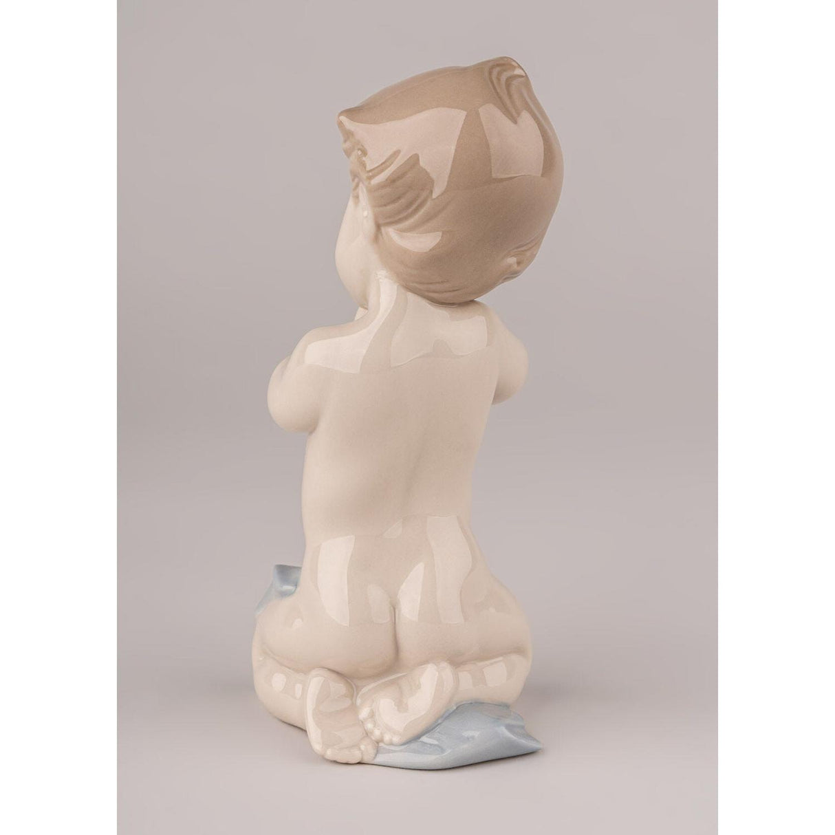 Lladró Figurina Bimbo Che Prega 13x7cm Porcellana