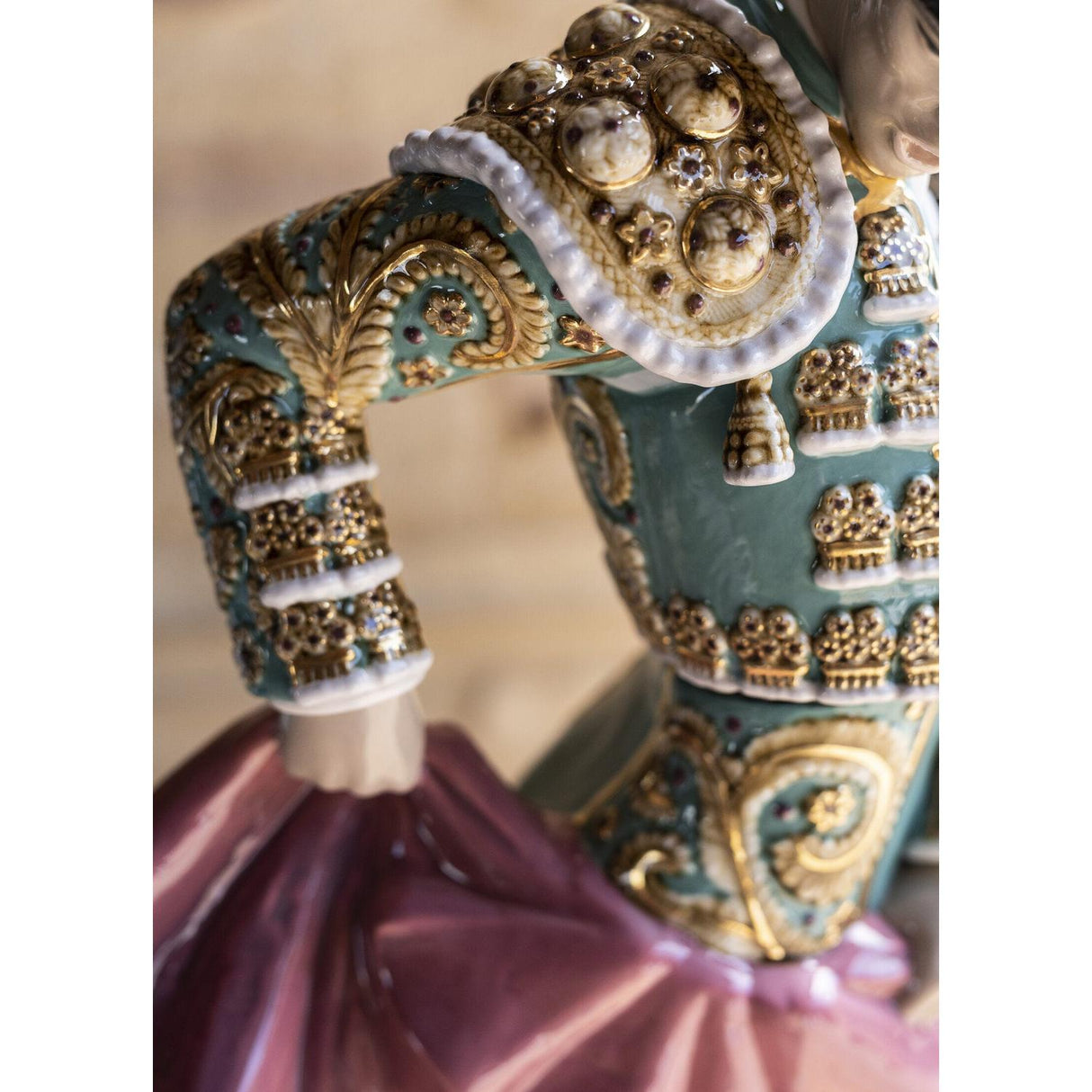 Lladró Scultura Il Matador Verde Edizione Limitata 46x43cm Porcellana