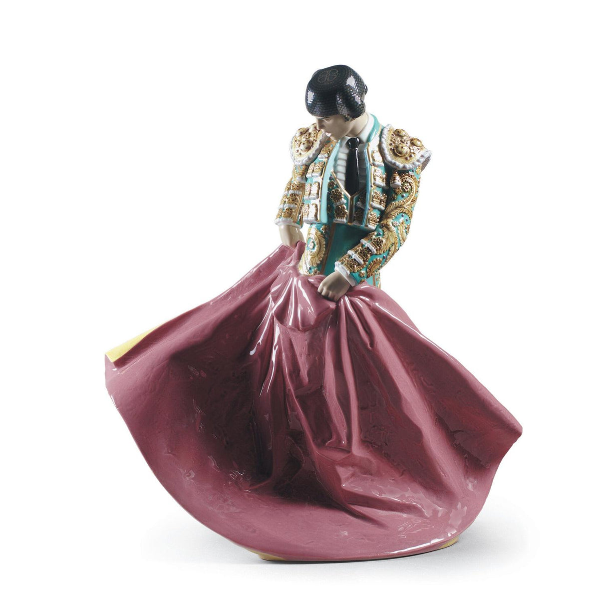 Lladró Scultura Il Matador Verde Edizione Limitata 46x43cm Porcellana