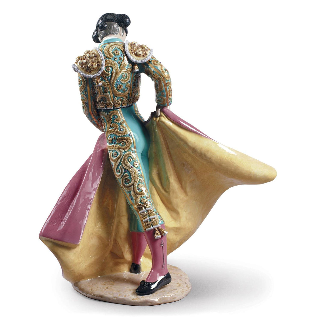 Lladró Scultura Il Matador Verde Edizione Limitata 46x43cm Porcellana